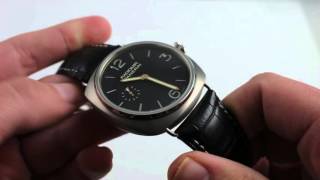 Panerai Radiomir Titanium PAM 309 Luxury Watch Review [upl. by Lizabeth419]