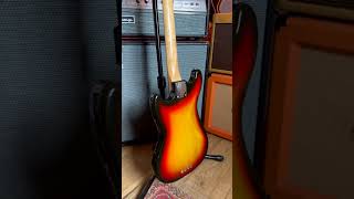 1973 Fender Mustang Bass Sunburst [upl. by Kcirred]