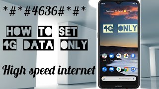 How to set High speed 4GLTE data only 4636 not working solution [upl. by Esor]