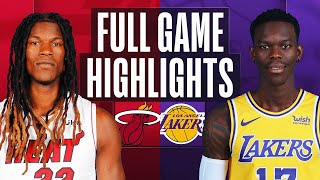 HEAT at LAKERS  FULL GAME HIGHLIGHTS  January 4 2023 [upl. by Nylirej]