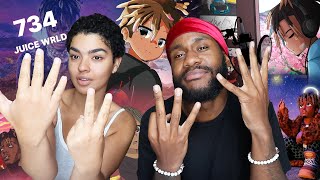 WE MISS YOU JUICE 😭🕊  Juice WRLD  734 Official Visualizer SIBLING REACTION [upl. by Poppas]