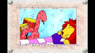 The Lion is ill English for Children Nursery Rhymes Playway to English U10 Animals Les1 Rhymes [upl. by Rennoc]