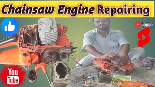 How To Stihl Chainsaw Cylinder And Piston Replacement [upl. by Onstad]