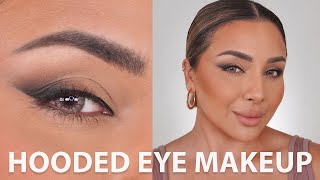 WHY THIS EYE MAKEUP TECHNIQUE ON HOODED EYES IS BETTER THAN ANY EYELINER TECHNIQUE  NINA UBHI [upl. by Eednarb]