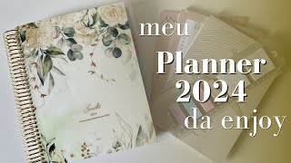 Meu Planner Enjoy 2024  Samantha Renata [upl. by Ecnerrot]