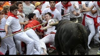 Encierro MAS PELIGROSO de la Historia de San Fermin [upl. by Hosfmann]