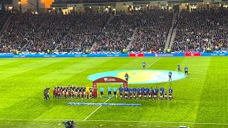 Passionate Rendition of Flower of Scotland  SCOTLAND v SPAIN [upl. by Eemyaj463]