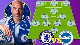 CHELSEA BEST Predicted lineup Vs Brighton in EPL Palmer Starts in 4213 Formation202324 chelsea [upl. by Ahsemad360]