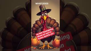 Gobble Gobble Thanksgiving Song Nooshi thanksgiving thanksgiving2024 turkeyday shorts turkey [upl. by Acinod]