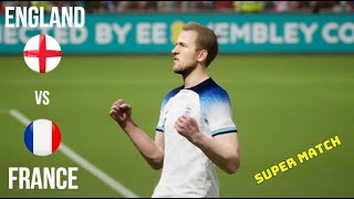 ENGLANDFRANCE Super match between super teams еFootball 2024 [upl. by Engleman]