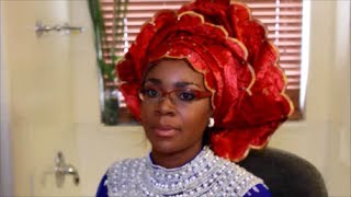 How to tie Gele 3 in 1 Style [upl. by Keefer]