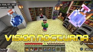 COMO HACER POCION DE VISIÓN NOCTURNA EN MINECRAFT [upl. by Curson]