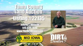 LAND AUCTION TAMA COUNTY IOWA 256 ACRES ML [upl. by Zelde537]