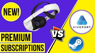 Facebook launch new Oculus META Quest 2 Premium Subscription to rival Viveport amp Steam Store [upl. by Fabria128]