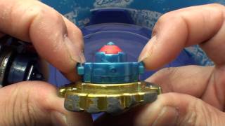 Beyblade How to break in 4D system bottoms ベイブレード [upl. by Atika]