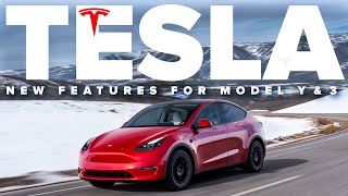 Teslas NEW Holiday Update  New Model Y amp 3 Features [upl. by Rexferd]