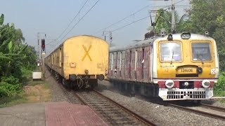 Dangerous Perfect Crossing Trains  Balurghat Express Crossing Katwa Howrah Galloping Local Trains [upl. by Mccandless]