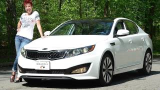 Kia Optima Turbo 2011 Test Drive amp Car Review  RoadflyTV with Emme Hall [upl. by Matias]