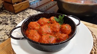 ALBONDIGAS DE BACALAO con una salsa espectacular👌🏼tiernas jugosas y deliciosas muy fáciles de hacer [upl. by Nireil]