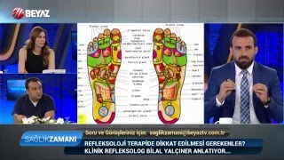 BİLAL YALÇINER İLE REFLEKSOLOJİ BEYAZ TV SAĞLIK ZAMANI [upl. by Anitnemelc]