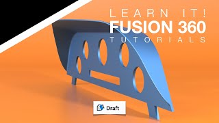 Autodesk Fusion 360  22  Draft Tool  DashboardInstrument Cluster 2024 [upl. by Cammi691]