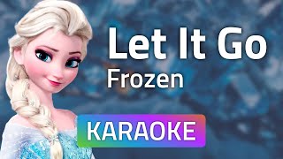 Frozen  Let It Go Karaoke version [upl. by Nwahsem]