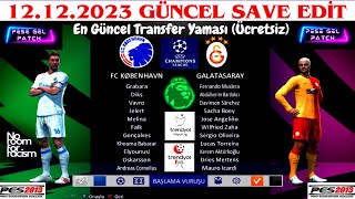 PES 2013 GÜNCEL SAVE EDİT TRANSFER YAMASI 2024 ⬇️LİNKLER AÇIKLAMADA⬇️ [upl. by Annaul]