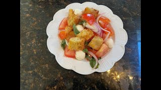 Easy Panzanella Salad [upl. by Ennayhs]