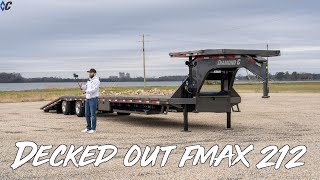 FMAX312 Walk Around 😎  Gooseneck Trailer  Diamond C [upl. by Erodoeht]