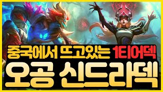 【롤토체스 강의】중국에서 뜨고있는 NEW리롤 1티어덱 가져왔습니다 압도적 딜탱 보호술사 오공 신드라덱 핵심공략 롤토체스 시즌12 티어덱 1티어 초보자 강의 빌드업 오드라 [upl. by Alel]