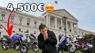 PREÇO DE MOTOS EM PORTUGAL 🇵🇹 [upl. by Llennehc]