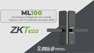 ML100 Cerradura Inteligente [upl. by Aetnahc]