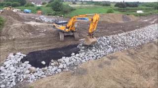 New coastal defences under construction at Portsea [upl. by Sirac]