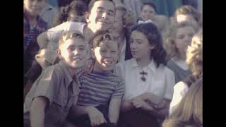 Downey High Football Game 1940s [upl. by Cirdes]