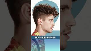 4 BEST FRINGE HAIRCUTS FOR MEN Textured Fringe barber clippercut haircut [upl. by Pinter434]