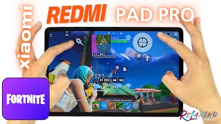 Redmi Pad Pro Fortnite Mobile Gaming Review Update  FPS amp Battery Drain test [upl. by Macomber]