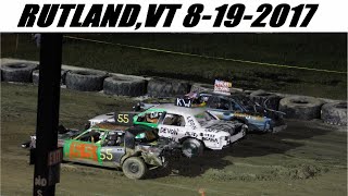 2017 RutlandVT Demolition Derby 8192017 FULL SHOW [upl. by Yodlem532]