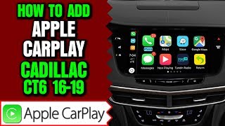 Cadillac CT6 Apple CarPlay  Add Apple CarPlay Android Auto to Cadillac CUE XT4 20192020 HDMI Input [upl. by Jenine]