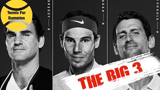 Tennis for Dummies The Big 3 [upl. by Zoi]