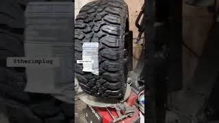 24” 24x12 51 offset 8x170 Vision Spyder Rim and Tire 35x1250r24LT Travelstar Ecopath Mud Terrain [upl. by Enad]