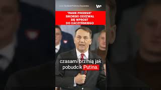 quotPanie prezesiequot Sikorski odezwał się wprost do Kaczyńskiego [upl. by Mak]