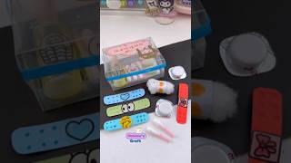 DIY mini first aid kit shorts diy helenascraft craft diycraft youtubeshorts [upl. by Tiraj]