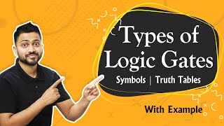 Types of Logic Gates  Symbols  Truth Tables [upl. by Yrram]