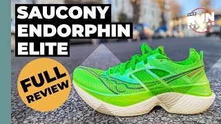 Saucony Endorphin Elite Review Five runners test the carbon plate race shoe [upl. by Refinneg]