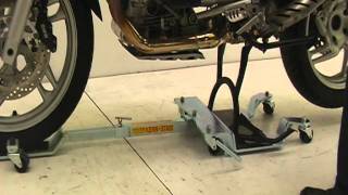 Rangierhilfe Universal bis max400Kg an einer BMW R1200 GS von KernStabiMotorradtechnik [upl. by Ellicec]