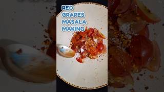 Red Grape masala food masala grape pickle viralmasala satisfying [upl. by Krysta242]