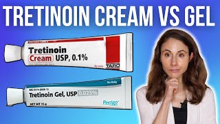 TRETINOIN CREAM VS GEL 🤔 Dermatologist DrDrayzday [upl. by Narruc33]