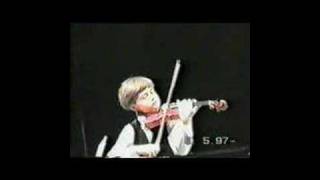 P Sarasate Zigeunerweisen for violin and piano  11 Year Old Tymur Melnyk [upl. by Adnyleb]