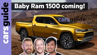 New Ford Ranger rival 2024 Ram Dakota pickupute set for EV petrol diesel options  and Australia [upl. by Jereme]