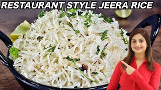 How To Make Perfect Jeera Rice  Flavoured Cumin Rice  Easy Restaurant Style Jeera Rice Recipe [upl. by Natfa616]